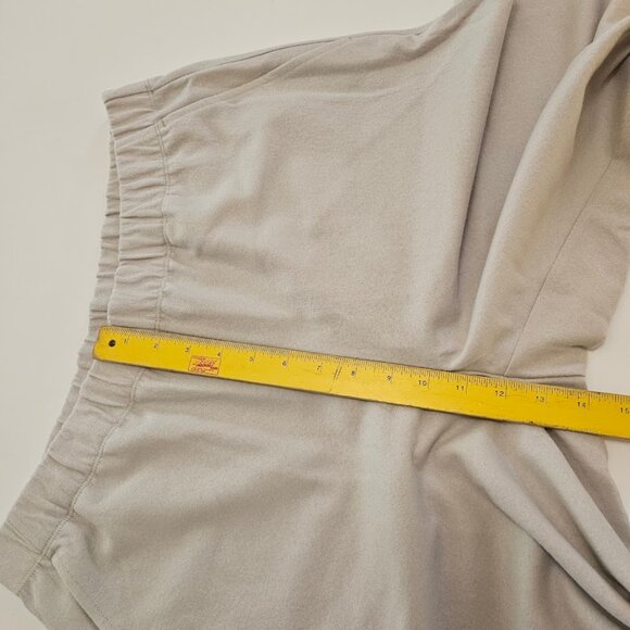NWT Eileen Fisher Felted Wool Jersey Wide Leg Ankle Pant Chalk M - Picture 10 of 11